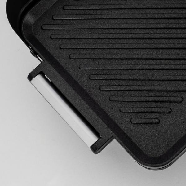 Hkoenig Grx330 - Plancha A Doppia Zone - 50x25cm - 1800w - Rivelazione Anti -Addesiva - Funzione Grill Turbo - Termostato Regolabile - Image 4