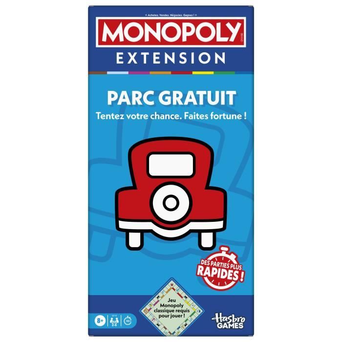 Estensione Gratuita Del Monopoly Park, Rende Il Classico Gioco Del Monopoly Più Divertente E Veloce, 2-6 Giocatori, 40 Minuti, Giochi Da Tavolo