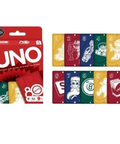 Uno - Gioco Di Carte Ruby Red - 80° Anniversario Mattel - Per Tutta La Famiglia - Uno - Jgk30