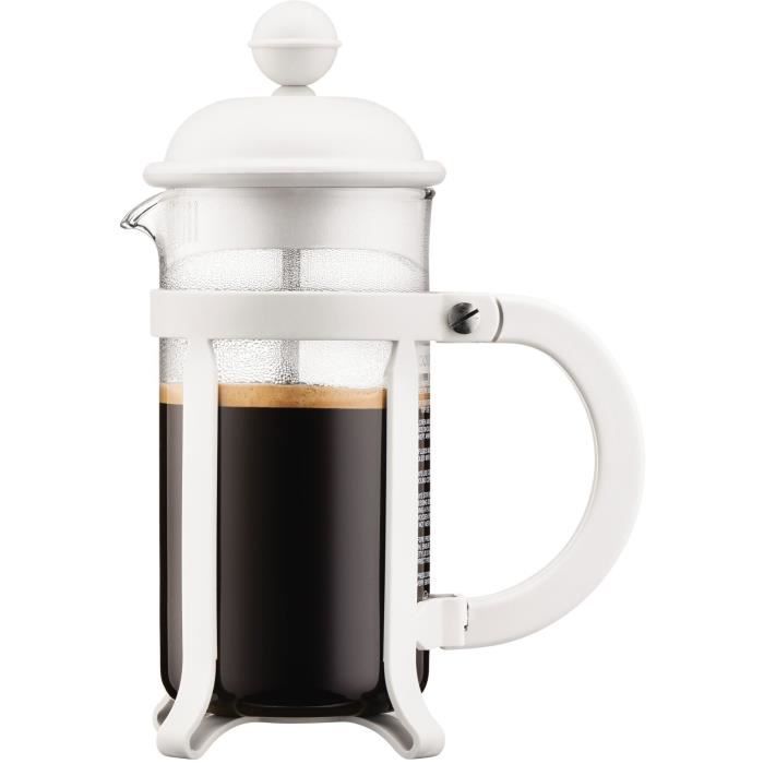 Bodum 1903-913 - Macchina Per Il Caffè - Java Caffettiera A Pressa Francese Bianca 0,35 L