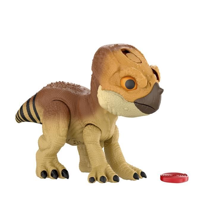 Jurassic World - Figurina Aquilops Da Addomesticare - Dinosauro Interattivo - Jurassic World - Jgc01