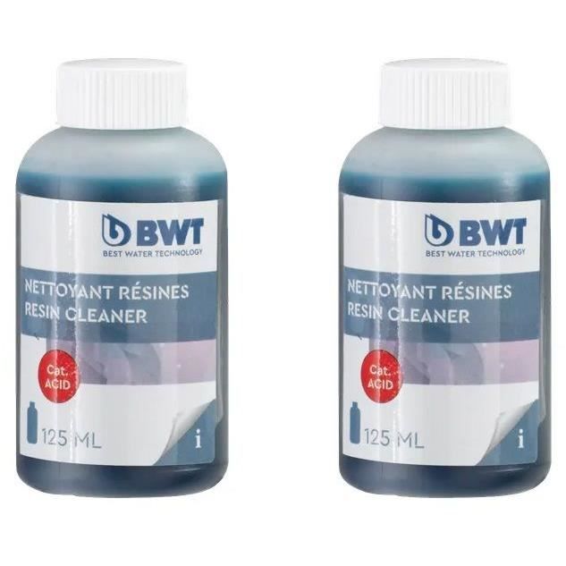 Detergenti Per Resina - Bwt - Stericlean - Pulisce Efficacemente Le Resine A Scambio Ionico Addolcitrici - 2 X 125 ml