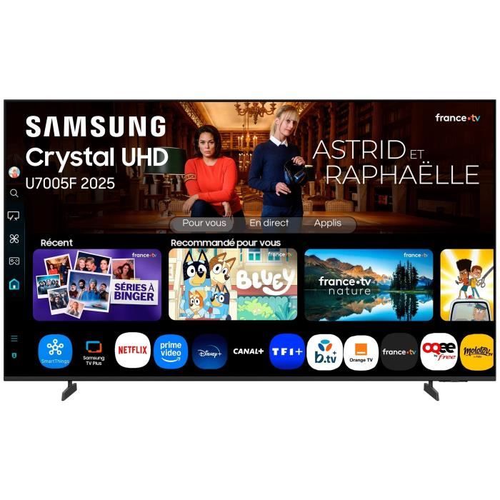 Samsung 43u7005f - Tv Led 43 (109 Cm) - 4k Uhd 3840x2160 - Hdr10+ - Smart Tv - Hub Di Gioco - 3xhdmi - WI-fi
