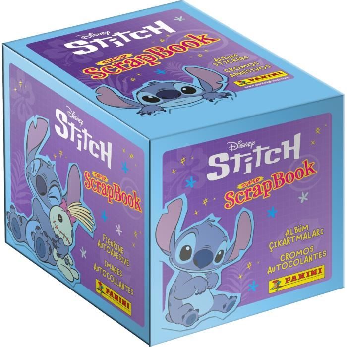 Scatola Da 36 Bustine - Panini - Stitch 2 - My Super Scrapbook - 180 Adesivi