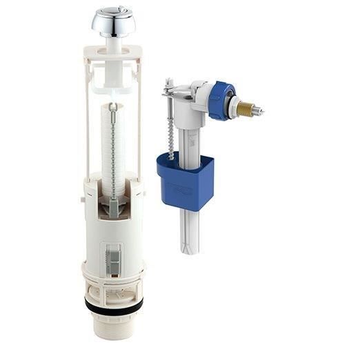 Kit Meccanismo Wc Con Valvola Galleggiante Laterale - Rousseau - 3/6l - Certificato nf