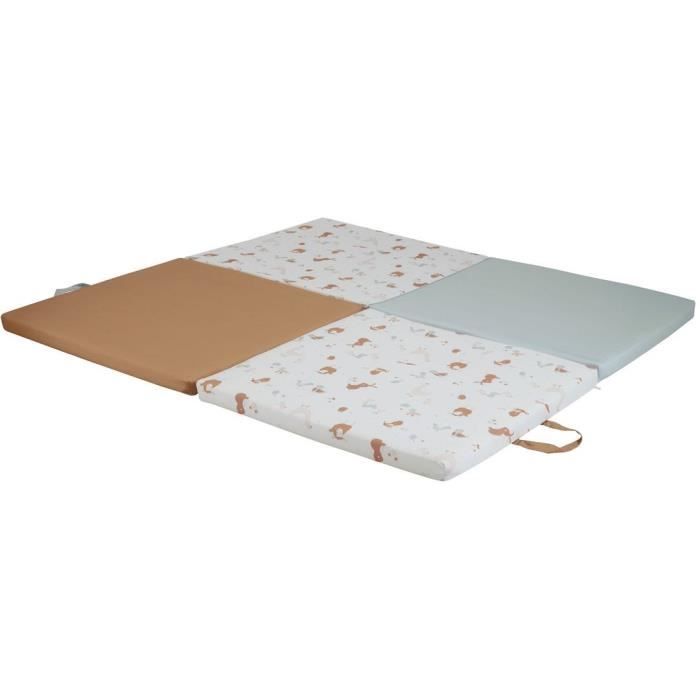 Malin Tineo Little Farmer - Multifunzione 3 In 1 E Tappeti Scalabili - Giocate O Tappeto Di Risveglio - 120x120 cm