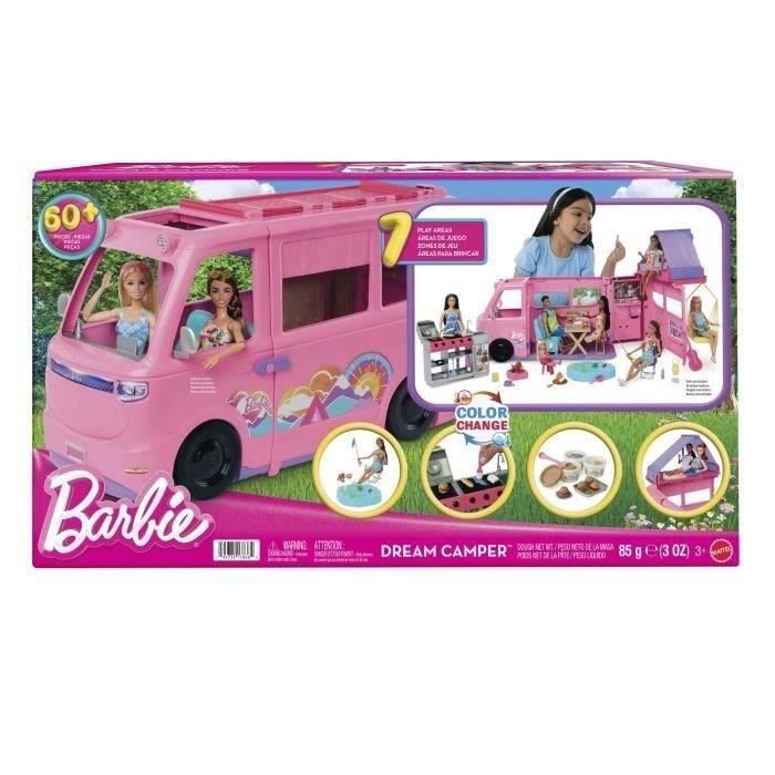 Barbie - Camper Van Dei Sogni Playset Con Oltre 60 Accessori - Barbie - Hrj78
