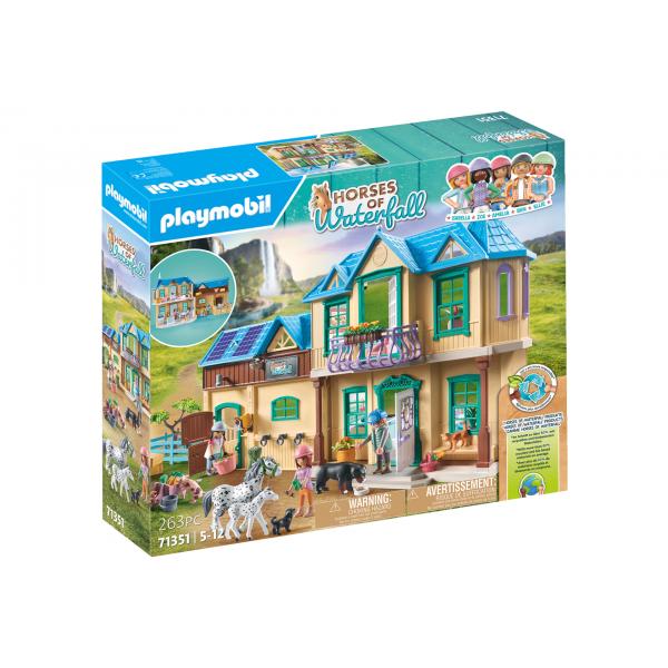 Playmobil 71351 Waterfall Ranch - Cavalli Della Cascata - 264 Pezzi - Dai 5 Anni In su