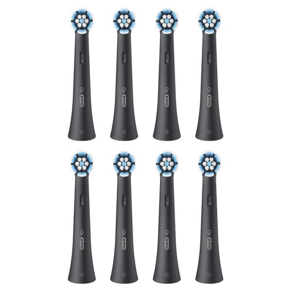 Spazzolini - OraL-B - Ricariche Io Gentle Care - Confezione Da 8 - Nero