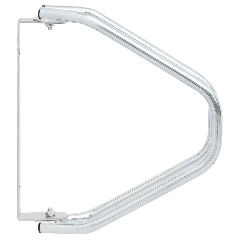 vidaXL Fahrradständer 2 Stk. Wandmontage Verzinkter Stahl - Image 4