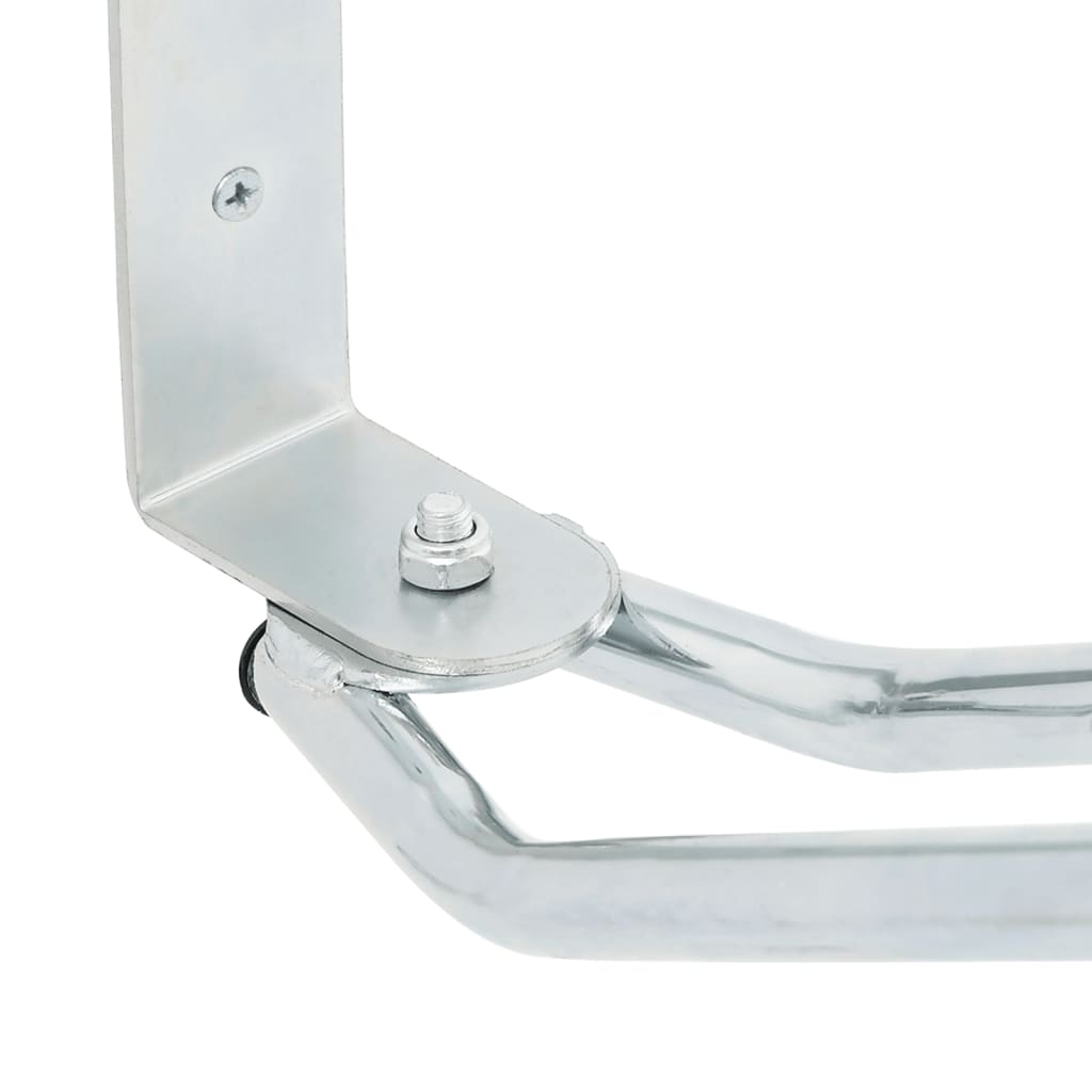 vidaXL Fahrradständer 2 Stk. Wandmontage Verzinkter Stahl - Image 5