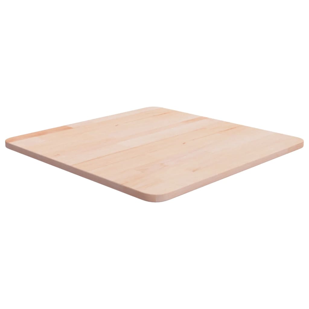 vidaXL Tablero de mesa cuadrada madera roble sin tratar 50x50x1,5 cm