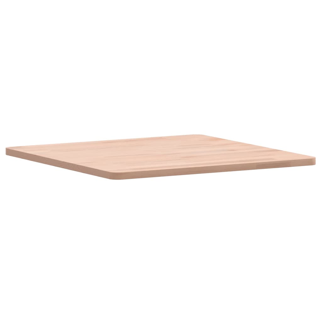 vidaXL Tablero de mesa cuadrado de madera maciza de haya 50x50x1,5 cm - Image 3
