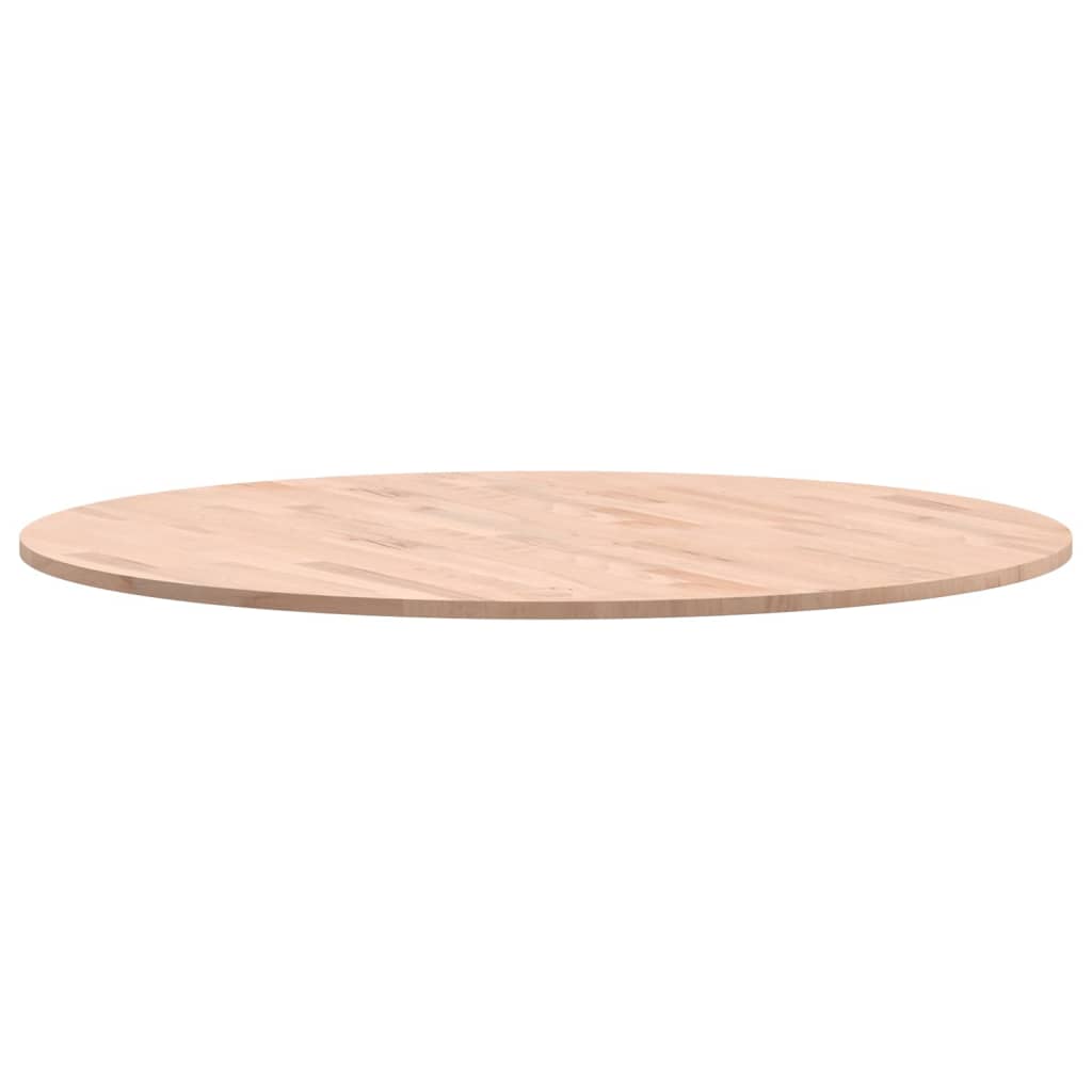 vidaXL Tablero redondo de madera maciza de haya Ø90x1,5 cm - Image 5