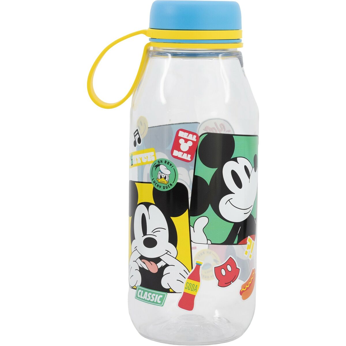 Bottiglia d'acqua Mickey Mouse CZ11358 460 ml Azzurro Silicone - Image 3