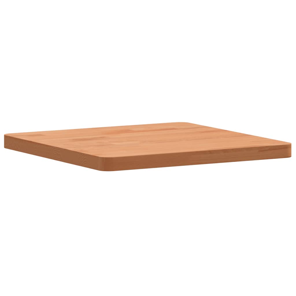 vidaXL Tablero de mesa cuadrado de madera maciza de haya 40x40x2,5 cm - Image 4
