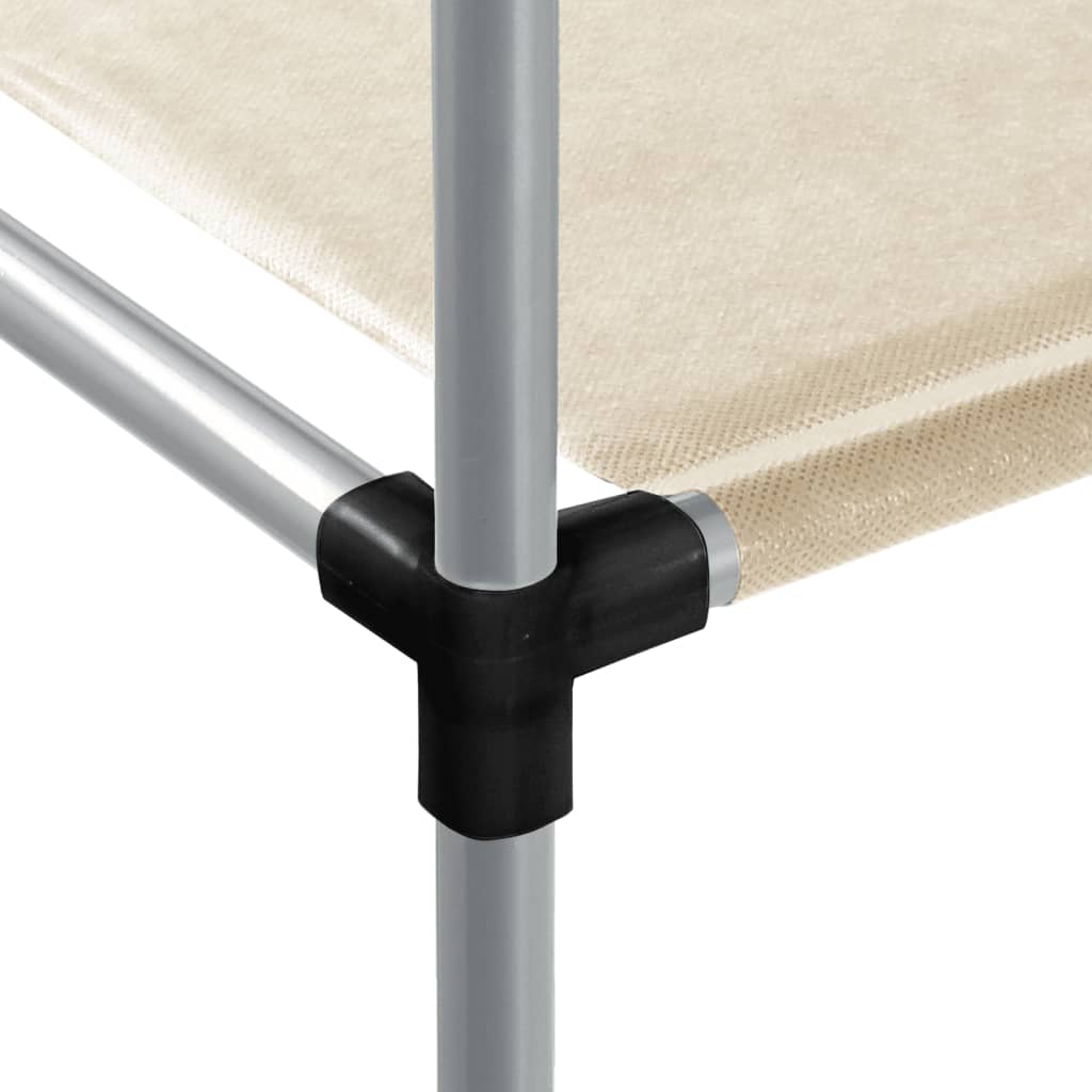 vidaXL Waschmaschinenregal Creme 87x55x90,5 cm Eisen - Image 6