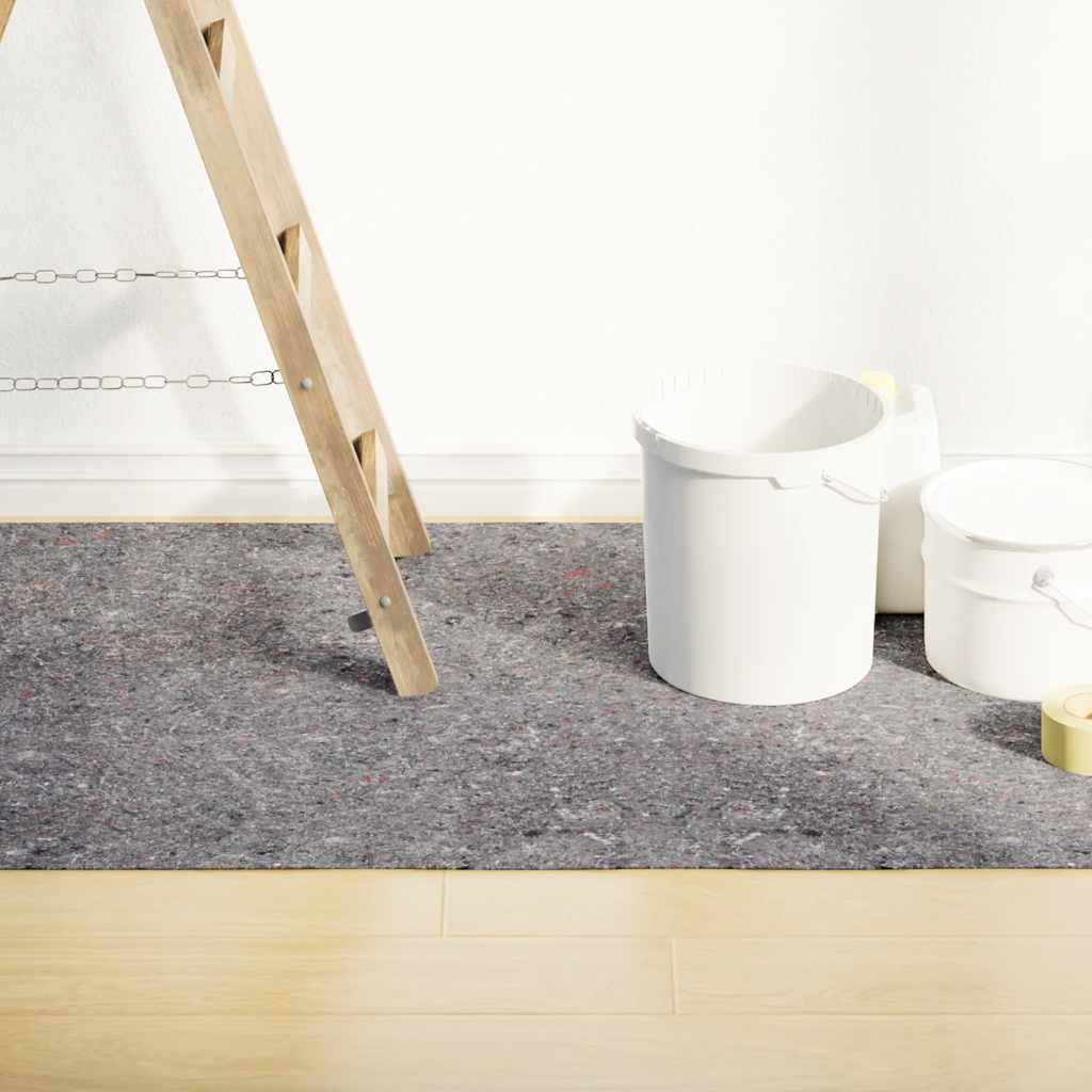 vidaXL Rutschfeste Malervliese 2 Stk. 10 m 180 g/m² Grau