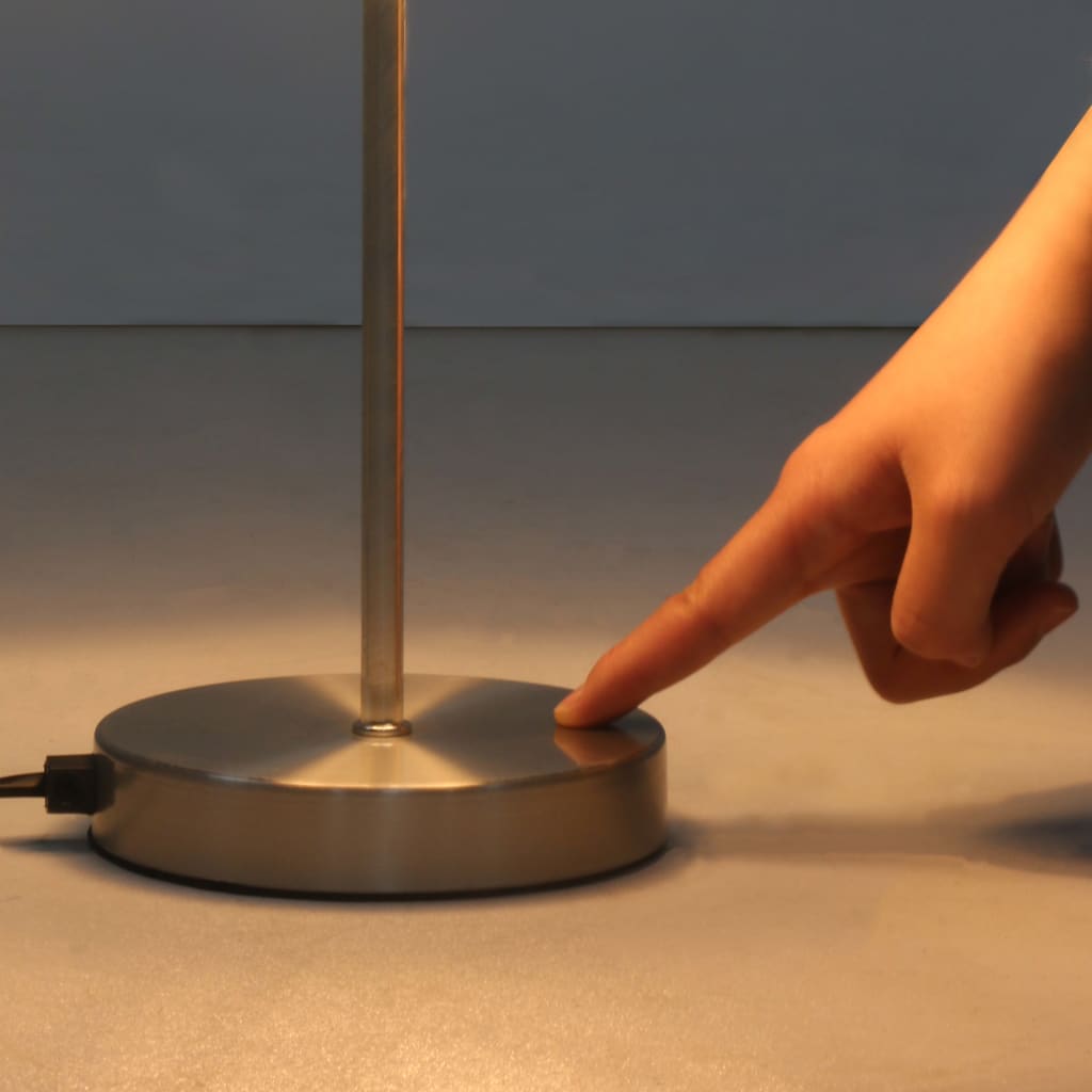 vidaXL Tischlampen 2 Stk. Touch-Sensor Weiß E14 - Image 5