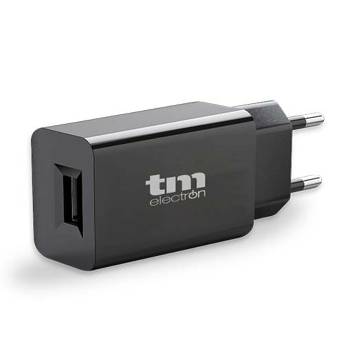 Caricabatterie da Parete TM Electron Nero 5 V USB