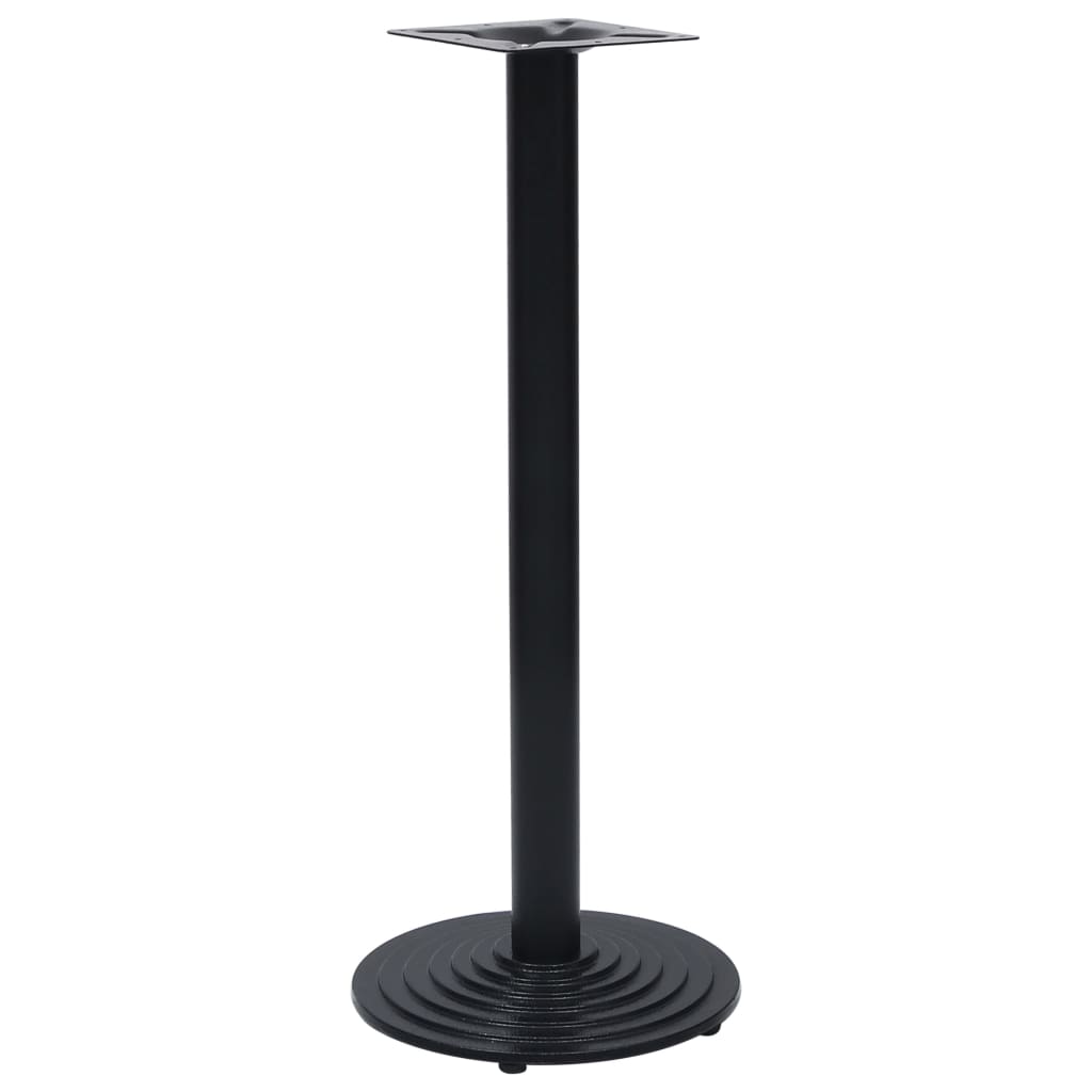 vidaXL Pata de mesa de bistró negra Ø43x107 cm Hierro fundido