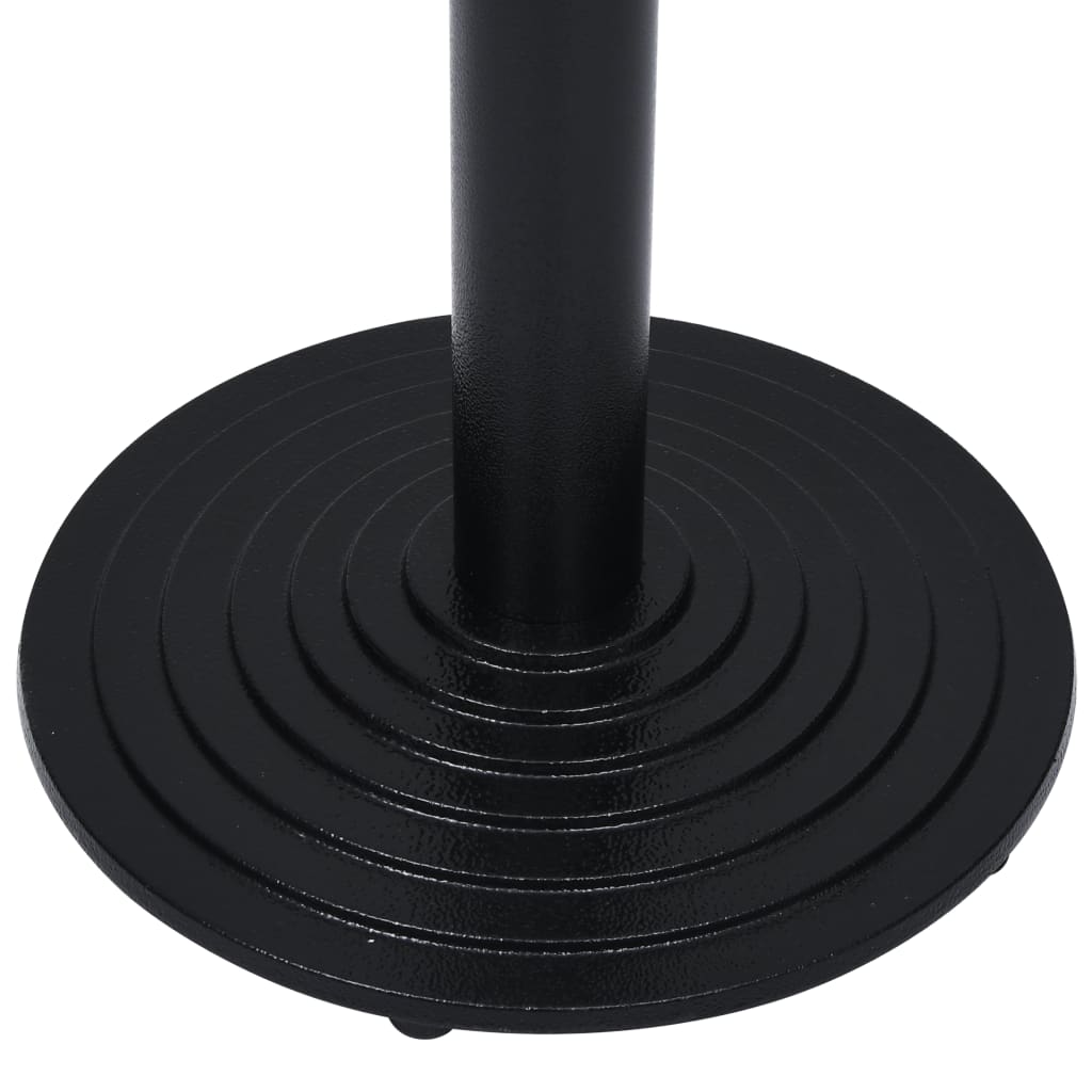 vidaXL Pata de mesa de bistró negra Ø43x107 cm Hierro fundido - Image 4