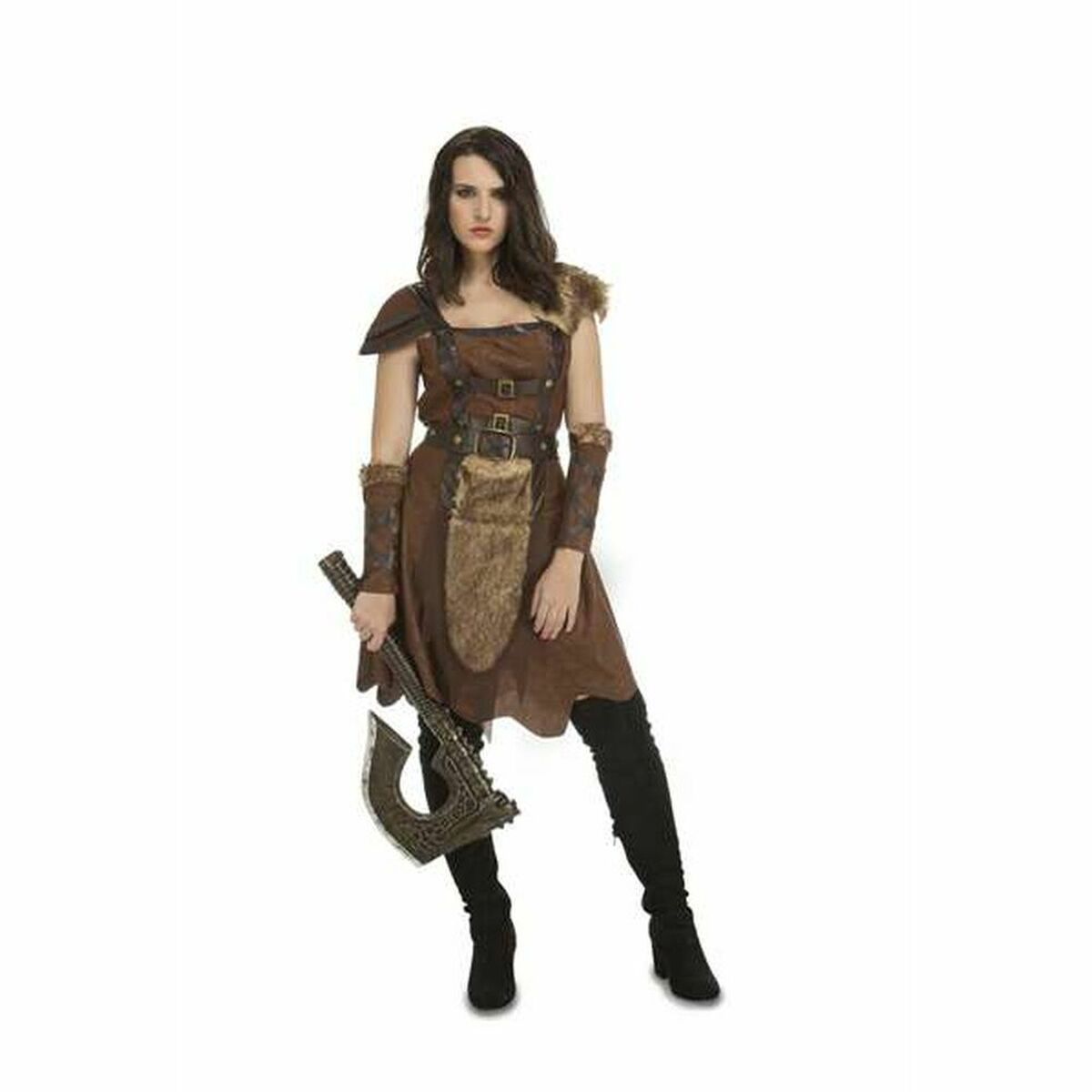 Costume per Adulti My Other Me Dama del Norte 3 Pezzi Marrone Taglia:M/L