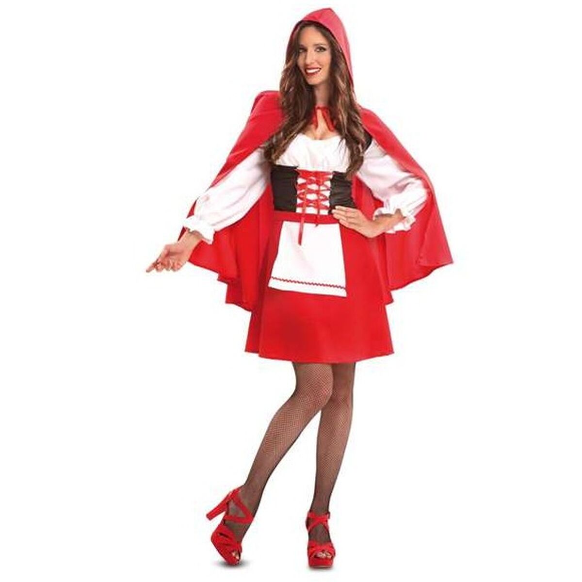 Costume per Adulti My Other Me 2 Pezzi Cappuccetto Rosso Taglia:M/L