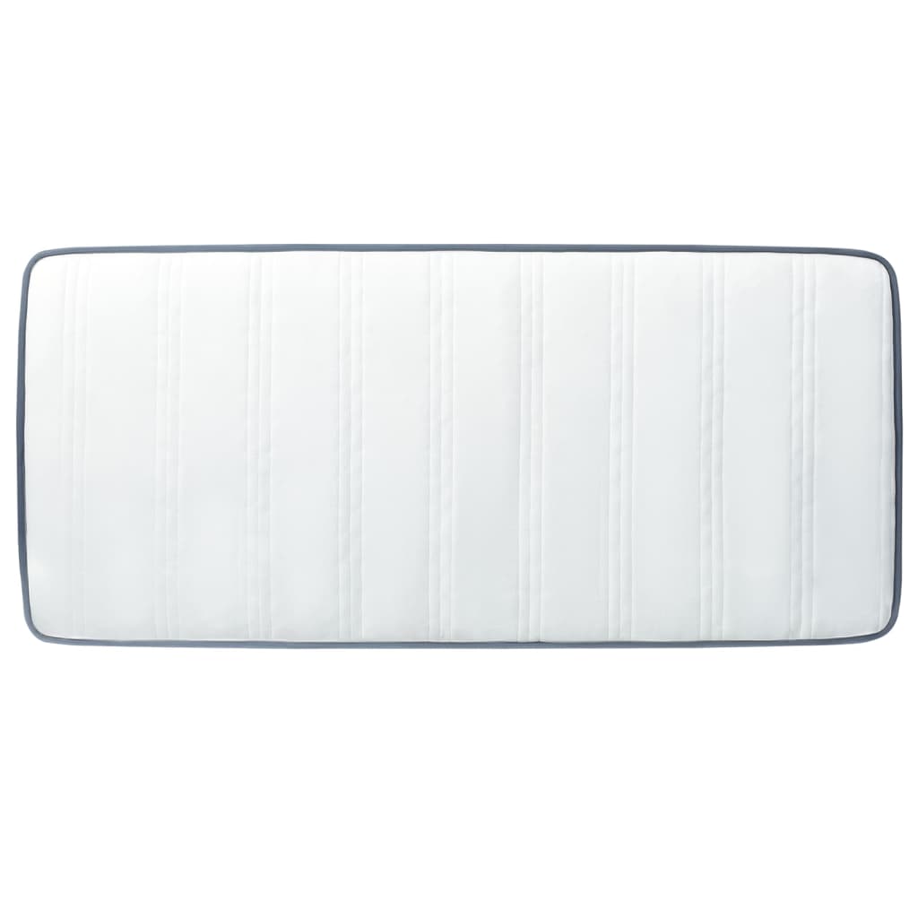 vidaXL Colchón box spring tela 160x80x20 cm suavidad media - Image 5