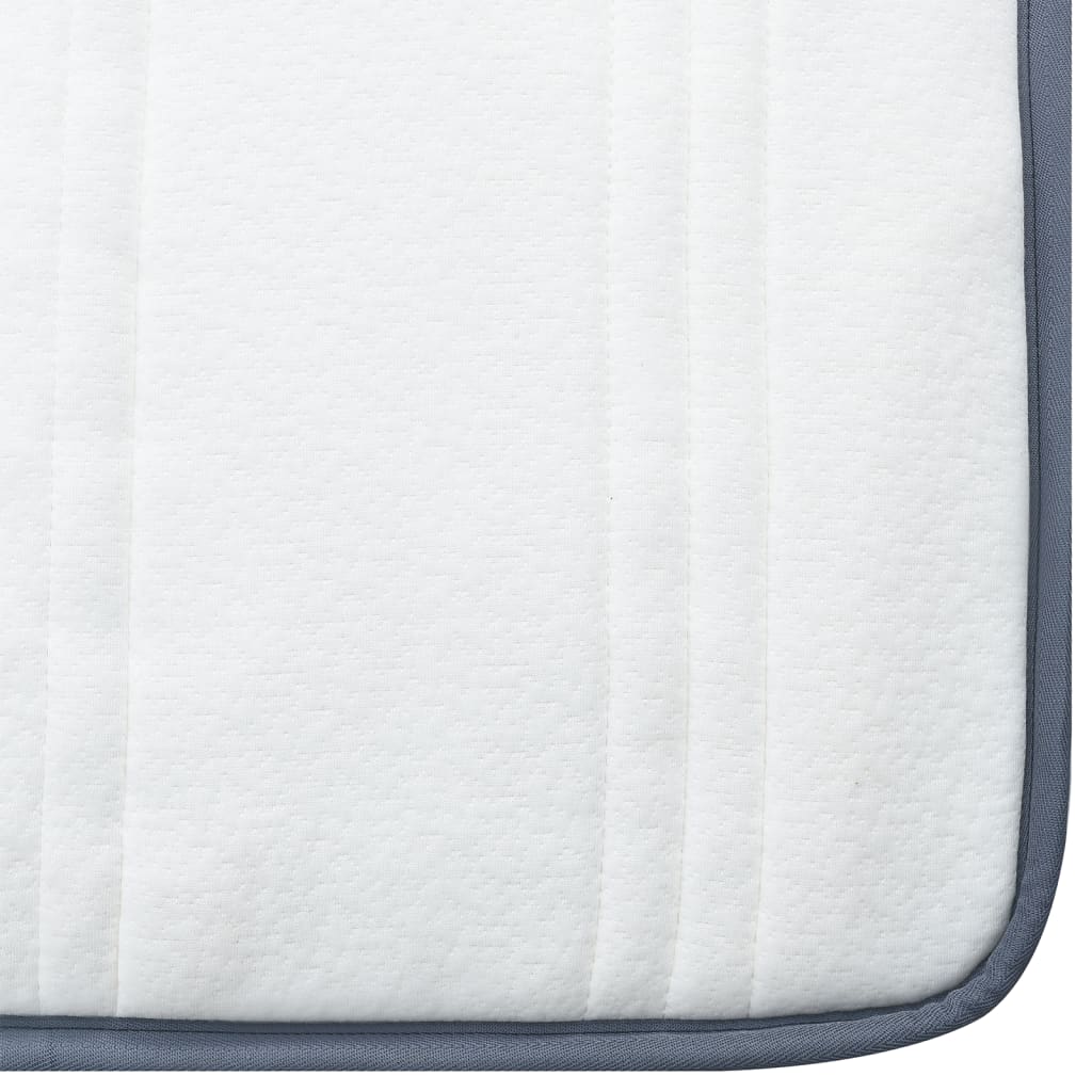 vidaXL Colchón box spring tela 160x80x20 cm suavidad media - Image 6