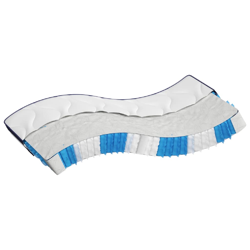 vidaXL Matelas à ressorts ensachés dureté moyenne 140x200 cm