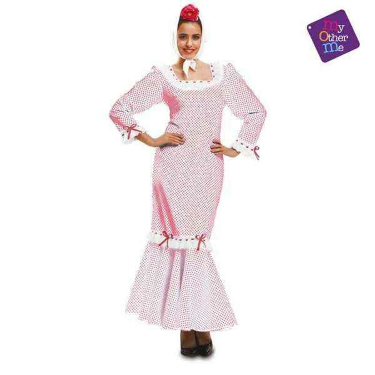 Costume per Adulti My Other Me Madrid Bianco Taglia:S