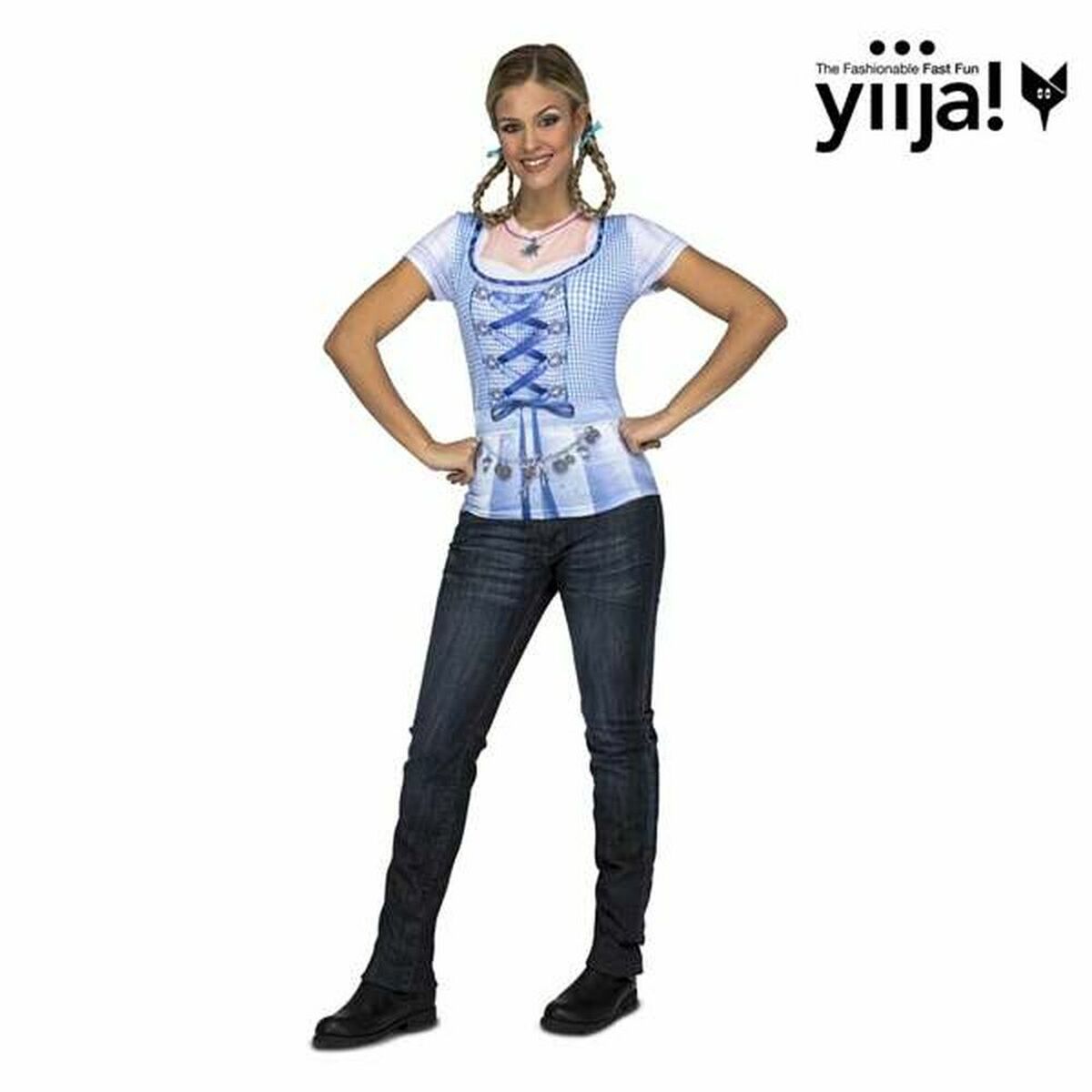 Costume per Adulti My Other Me Oktoberfest Lady Azzurro Taglia:L