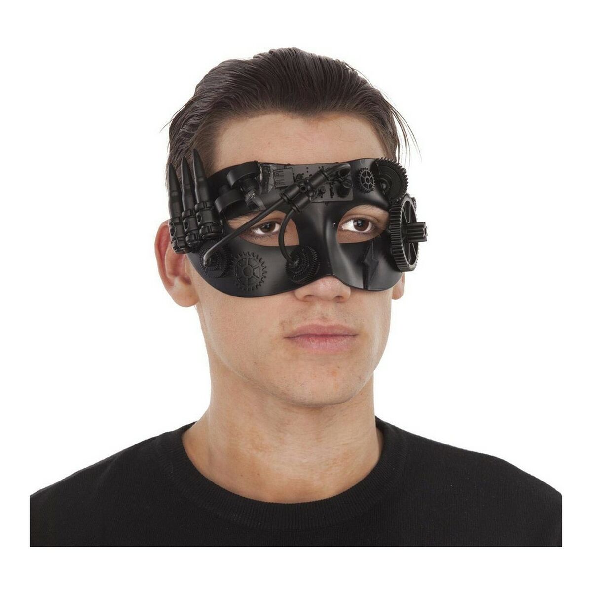 Mascherina Steampunk Nero