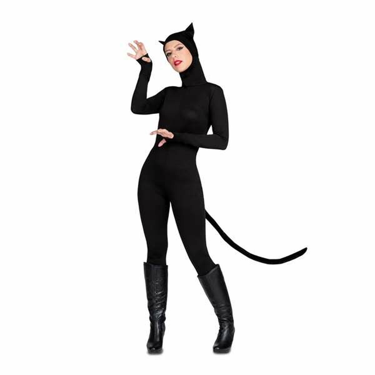 Costume per Adulti My Other Me Gatta Nero (2 Pezzi) Taglia:L