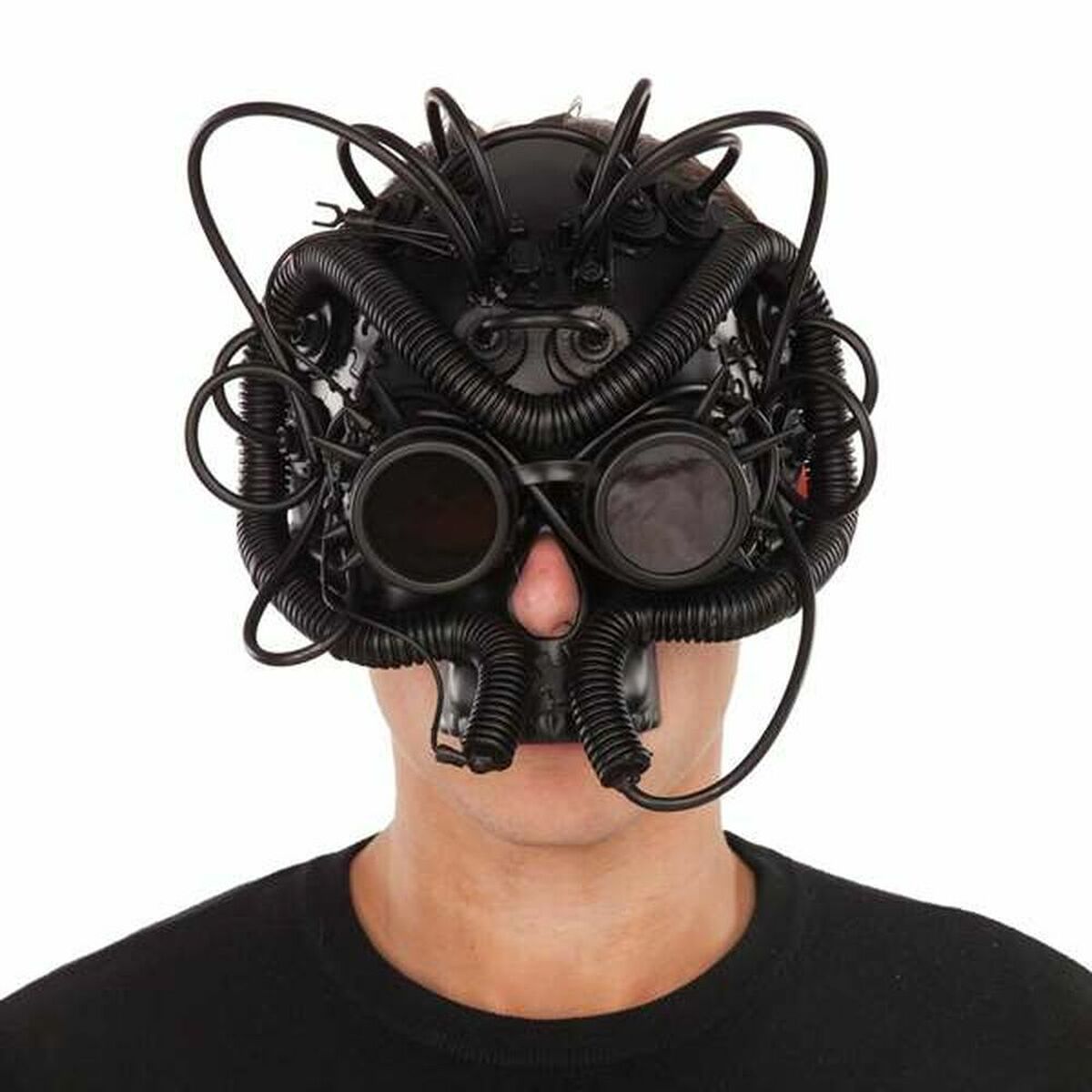 Maschera My Other Me Steampunk Nero