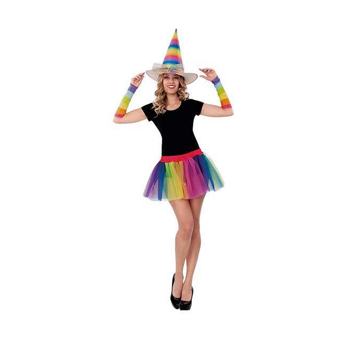 Costume per Adulti My Other Me Tutú Rainbow Multicolore Taglia unica