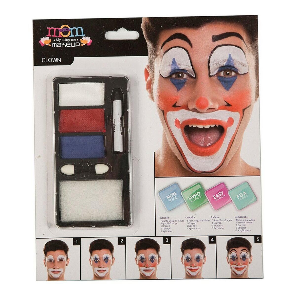 Set da Trucco My Other Me Azzurro Pagliaccio (24 x 20 cm)