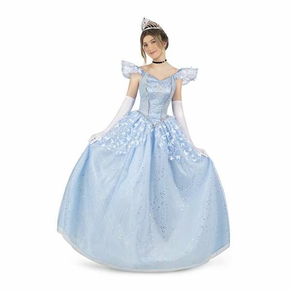 Costume per Adulti My Other Me Azzurro Principessa 3 Pezzi Taglia:L