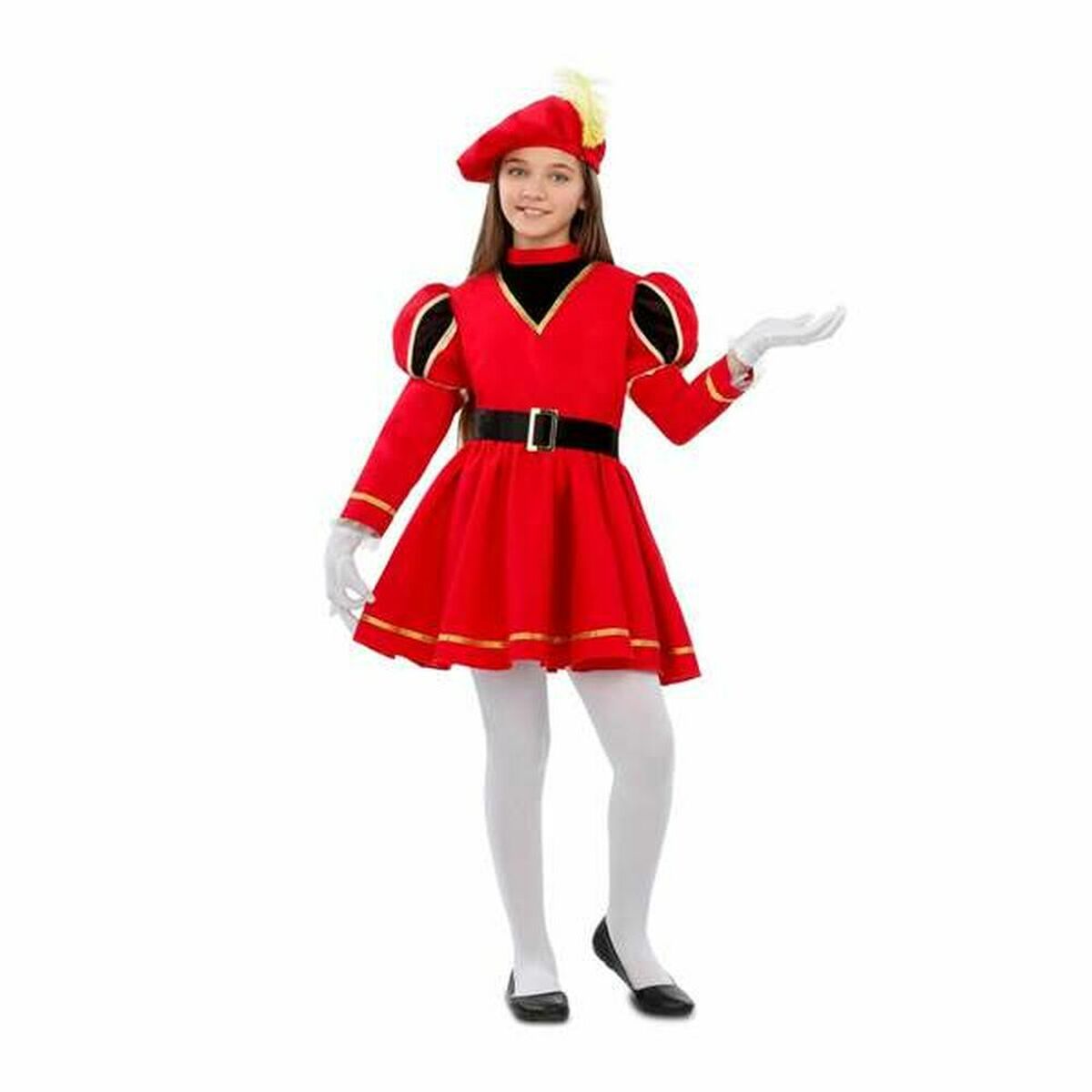 Costume per Bambini My Other Me 207922 Paggio 3-4 Anni Rosso Accessori