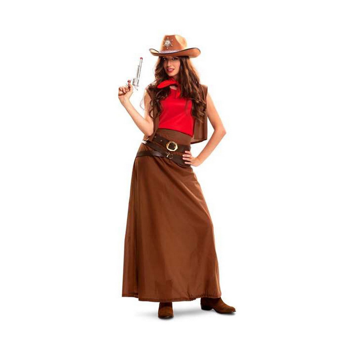 Costume per Adulti My Other Me Cowboy Donna Taglia:S