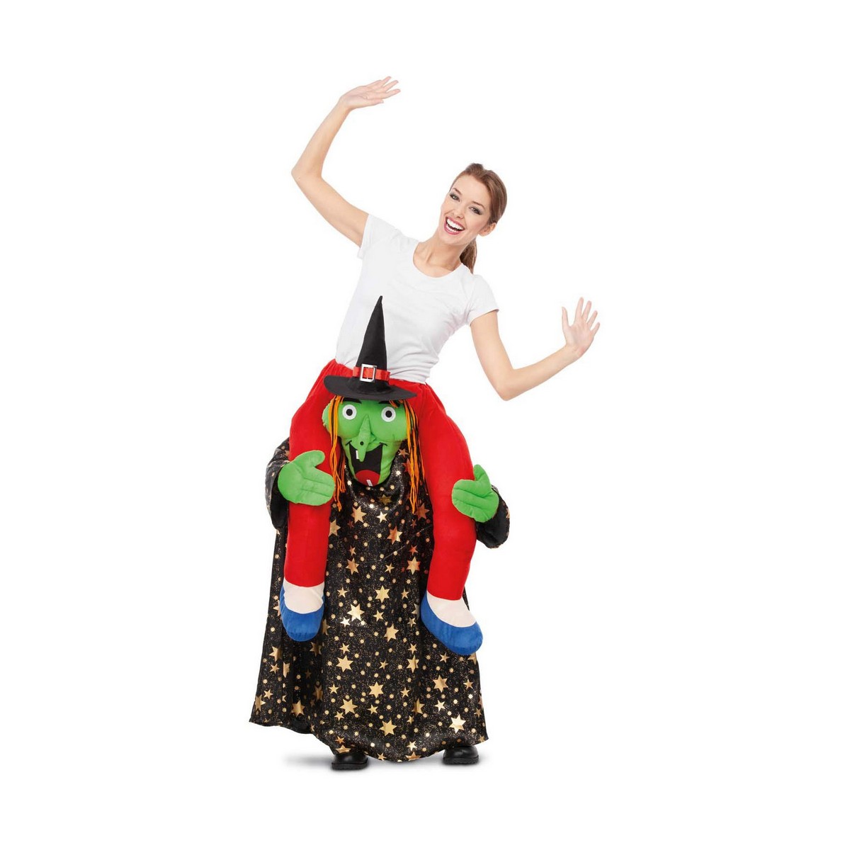 Costume per Adulti My Other Me Strega Stelle Tunica