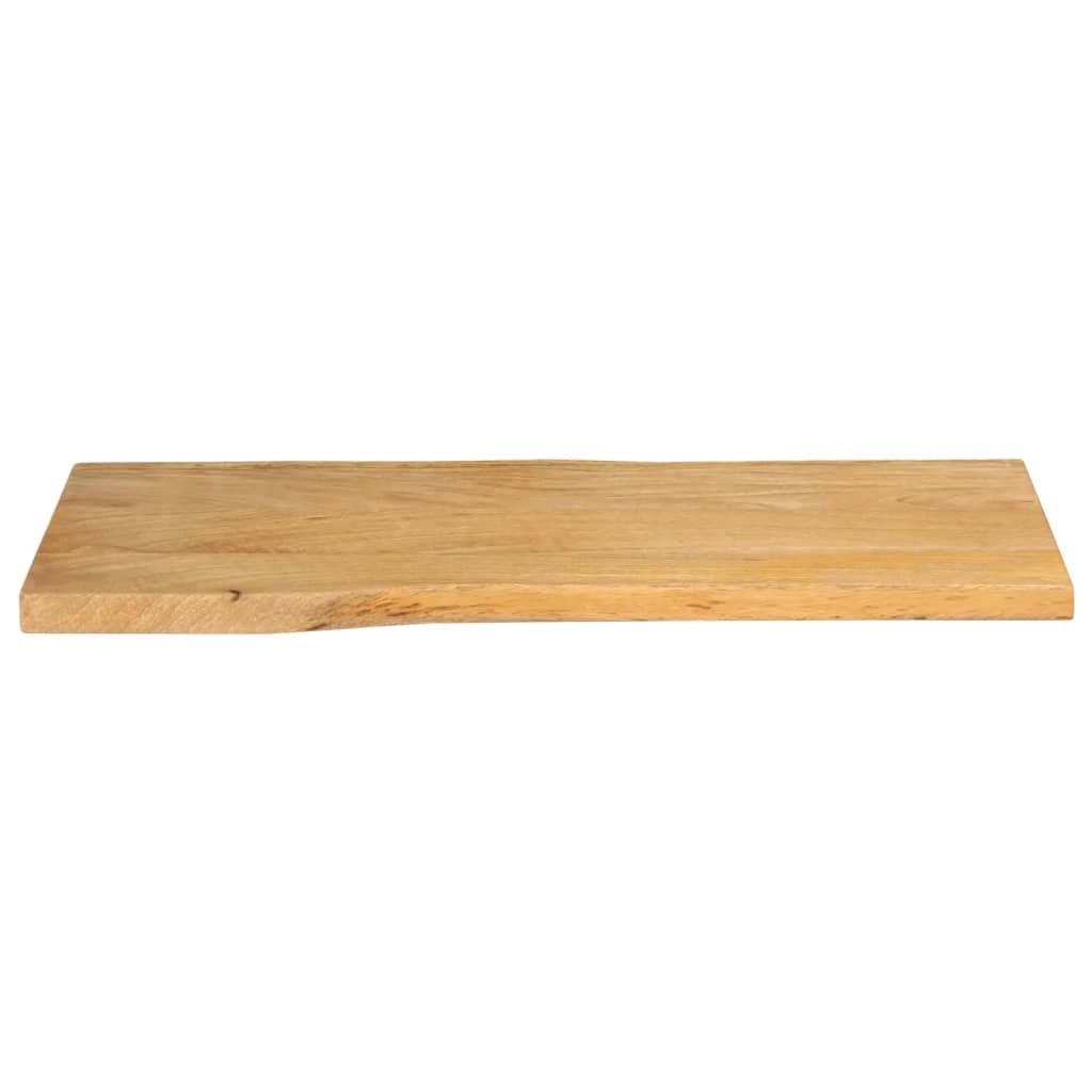 vidaXL Tablero de mesa borde natural madera maciza mango 80x40x2,5 cm - Image 3