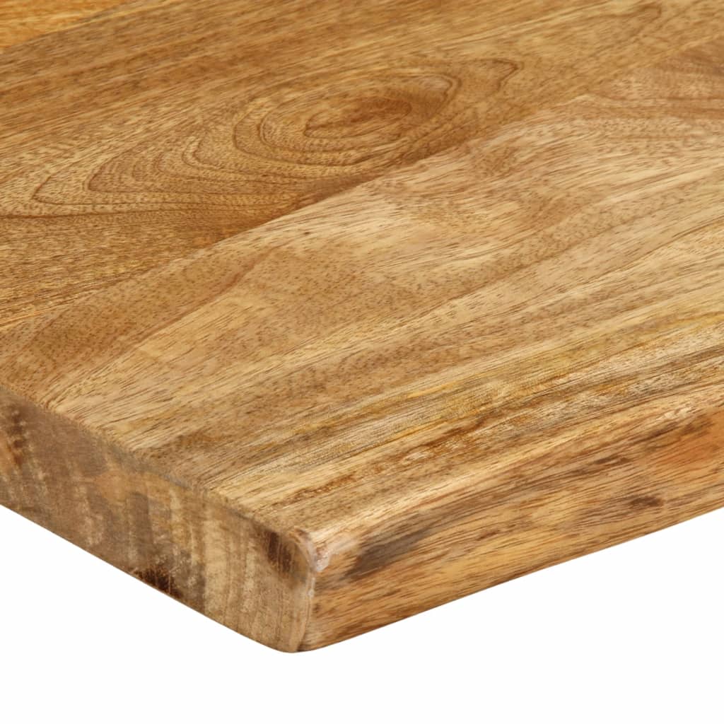 vidaXL Tablero de mesa borde natural madera maciza mango 80x40x2,5 cm - Image 6