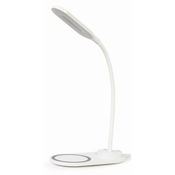 Lampada da scrivania GEMBIRD TA-WPC10-LED-01-W Bianco