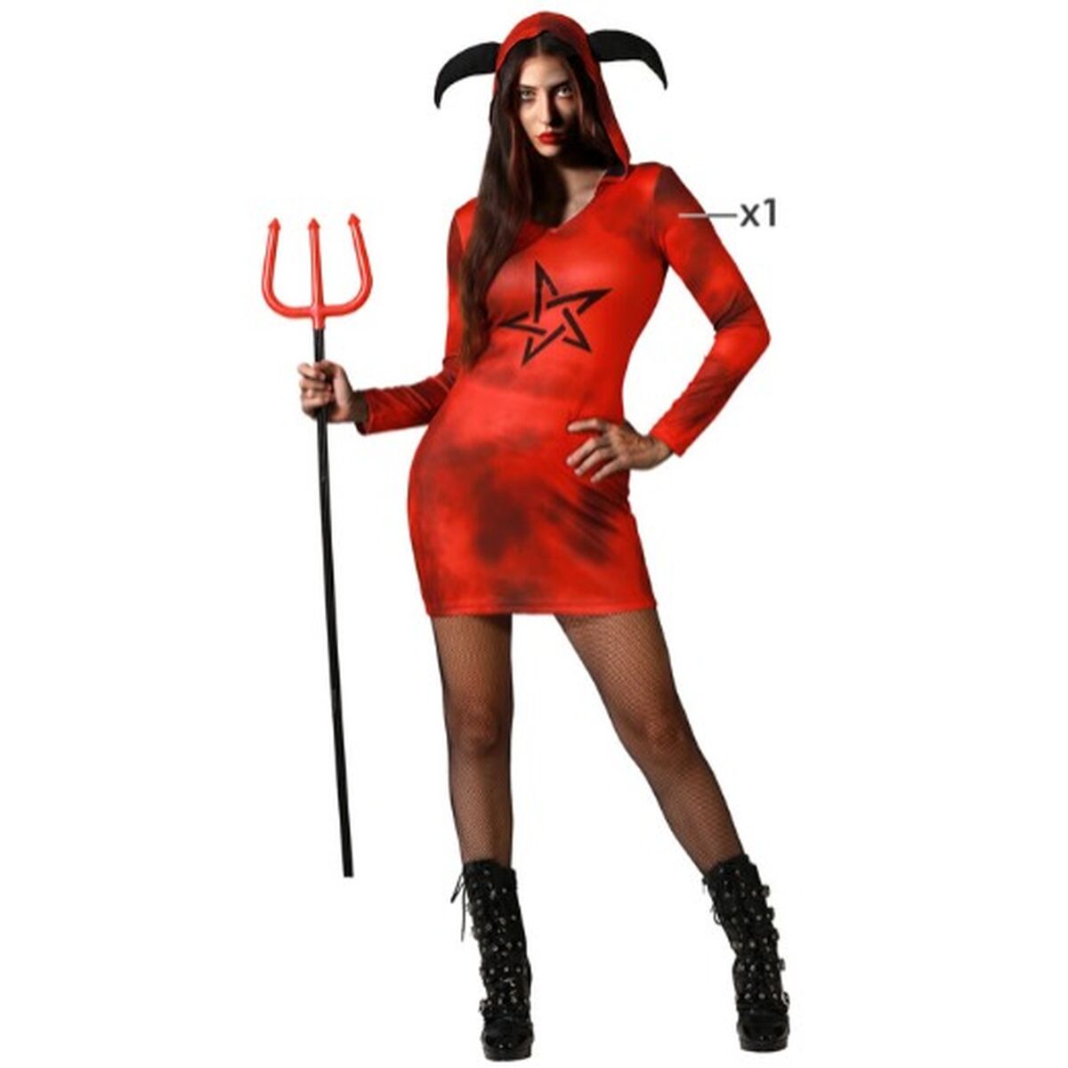 Costume per Adulti Demonio Donna XL