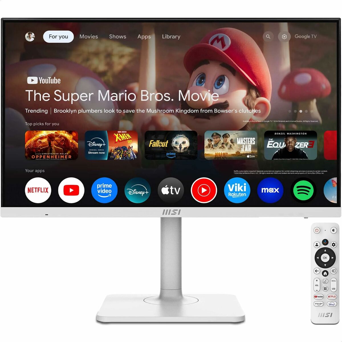 Monitor Gaming MSI 9S6-3PB19H-261 4K Ultra HD 27"