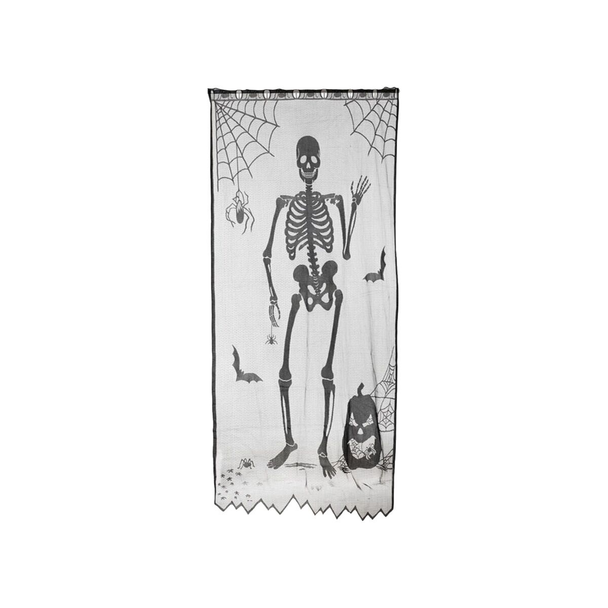 Decorazione per Halloween Scheletro 210 x 100 cm Nero