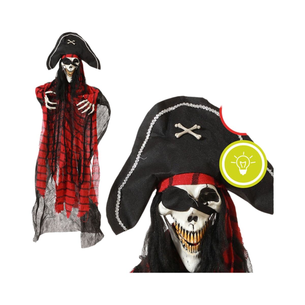 Decorazione per Halloween Scheletro 120 x 80 x 12 cm