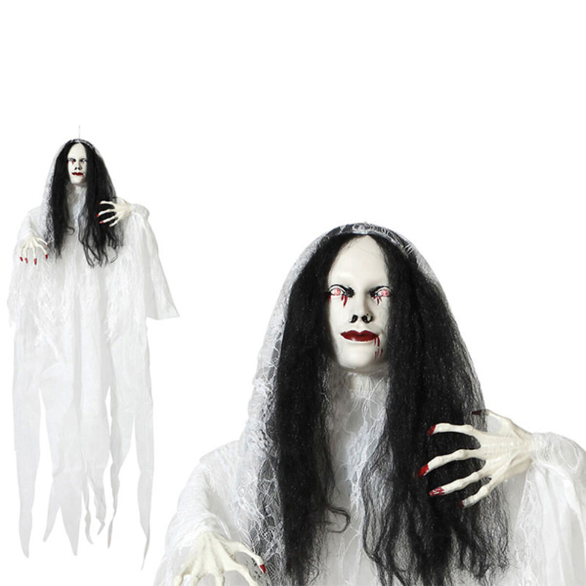 Decorazione per Halloween S1125772 Bianco 120 cm